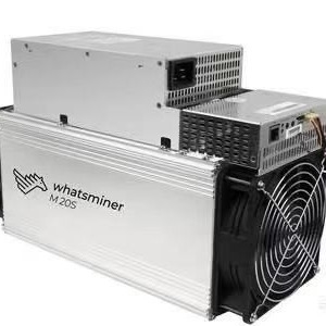 75db 12V BTC Asic Miner Whatsคนขุดแร่ M20s 65th Ethernet Interface